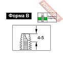 Метчик машинно-ручной для сквозных отверстий по металлу HSS-G M6х1 DIN352 D.BOR TCT-300-060-100