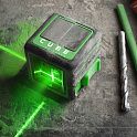 Лазерный уровень построитель плоскостей ADA Cube 3D Green Professional Edition в комплекте штатив