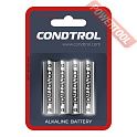 Щелочная батарея AAA LR03 4 шт CONDTROL 7-1-041