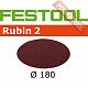 Шлифовальный круг FESTOOL Rubin 2 STF D180/0 P120 RU2/50