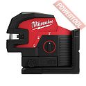 Лазерный уровень построитель плоскостей MILWAUKEE M12 CLL4P-0C
