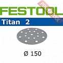 Шлифовальный круг FESTOOL Titan 2 STF D150/16 P500 TI2/100