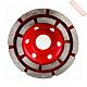 Чашка алмазная сегментная двухрядная по бетону и камню для УШМ 100х22,23 мм TRIO DIAMOND New Formula Segment TCW150