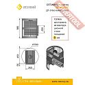 Печь каменка для бани и сауны ВЕЗУВИЙ Оптимум Стандарт 14 ДТ-3 БВ