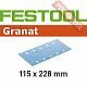 Шлифовальные листы FESTOOL Granat STF 115X228 P320 GR/100