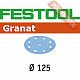 Шлифовальный круг FESTOOL Granat STF D125/90 P60 GR/50