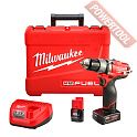 Аккумуляторная ударная дрель-шуруповерт MILWAUKEE M12 CPD-402C FUEL