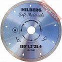 Диск алмазный по плитке 180х25,4 мм HILBERG Soft Materials Hyper Thin