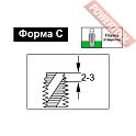 Метчик машинный для глухих отверстий по металлу HSS-Co M4х0,7 DIN371 D.BOR Spiral TCT-422-040-070