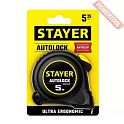 Рулетка измерительная 5 м 25 мм с метрической шкалой STAYER Autolock 5 м