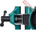 Тиски слесарные с регулировкой компенсации люфта 130х150 мм KRAFTOOL Forge-130/150