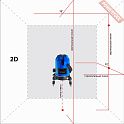 Лазерный уровень построитель плоскостей INSTRUMAX Mark 2D