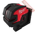 Лазерный уровень построитель плоскостей MILWAUKEE M12 CLL4P-0C