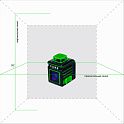 Лазерный уровень построитель плоскостей ADA Cube 360 Green Ultimate Edition